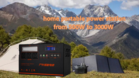 بنك الطاقة الشمسية المحمولة USB 500 واط / 600 واط طوارئ الحريق