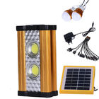 مصباح شمسي محفّز بالبطارية ومتصلات USB متعددة الوظائف لإضاءة الطوارئ