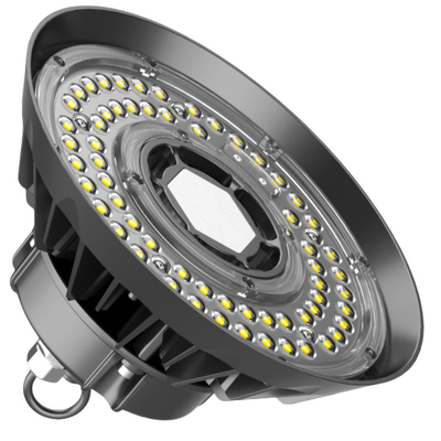 ضوء عالي 100w إلى 240w UFO High Bay Light 150lm / W للورشة والمستودع