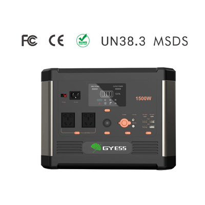 1.5kw محطة طاقة البطارية المحمولة مع لوحة للطاقة الشمسية