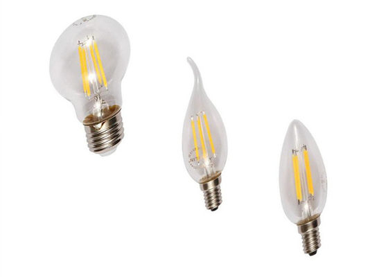 6W E27 عاكس الضوء LED المسيل للدموع شكل خيوط 2700K-6500K زجاج عالية الكفاءة