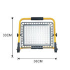 100W إلى 300W Hand Hold Rechargeable LED Floodlight للاستخدام في الهواء الطلق