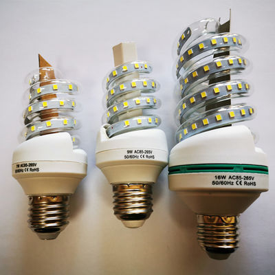 مصباح توفير الطاقة LED اللولبي 9 وات E27 أو قاعدة B22 مع SMS LED للمدرسة