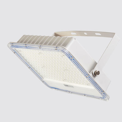 White Housing Solar Floodlight 300w للحديقة والساحة والحديقة