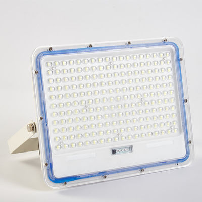 White Housing Solar Floodlight 300w للحديقة والساحة والحديقة