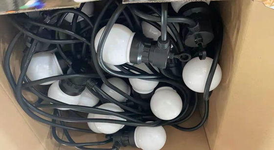 شريط ضوء G50 G40 A60 Holiday Ip65 يعمل بالطاقة الشمسية