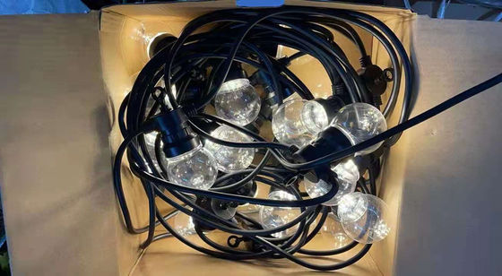 شريط ضوء G50 G40 A60 Holiday Ip65 يعمل بالطاقة الشمسية