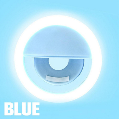 Cri70 Selfie Led Ring Light التصوير الفوتوغرافي الجمال فلاش كليب على الهاتف بطارية محمولة تعمل
